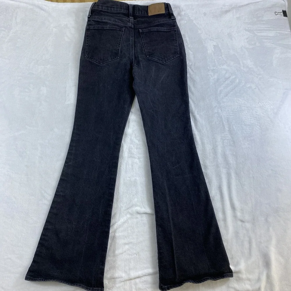 Madewell Perfect Vintage Flare Jeans Women Sz 24 Dark Wash Retro Y2K‎ - Picture 6 of 14